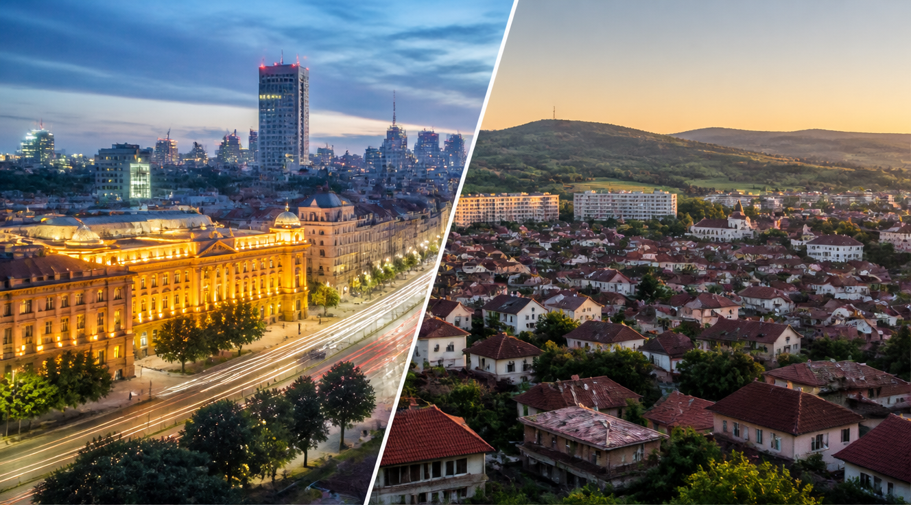Cum diferă salariile între București și restul țării
