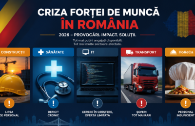 Domeniile cu cel mai mare deficit de forță de muncă în 2026